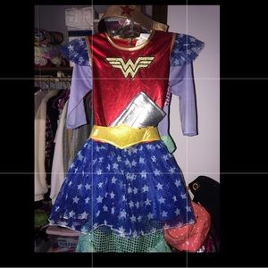 Little Girls Wonder Woman Costume Size: Medium